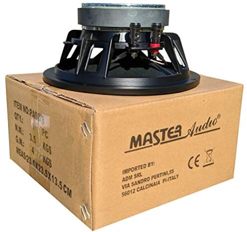1 WOOFER MASTER AUDIO PA08/8 altoparlante diffusore 20,00 cm 200 mm 8 da 240 watt rms 480 watt max impedenza 8 ohm con sensibilità 92 db, 1 pezzo