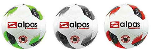 alpas 1x Fußball Arena Gr. 3, 4 & 5 Trainingsball *NEU*, Größe: 5, : weiß/rot