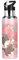 Mignon Renard Aux Fruits Roses Isotherme Bouteille d'eau avec Paille, Gourde Sport en Acier Inoxydable 600ML Gourdes sans BPA pour Enfant Garçon Fille École Bureau