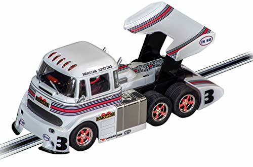 Carrera DIGITAL 132 Race Truck Cabover Martina Rehsing Team, No.3 Auto für Autorennbahn Set für Erwachsene & Kinder ab 8 Jahren I Rennstrecken und lizenzierte Slotcars für drinnen I bis zu 6 Spieler