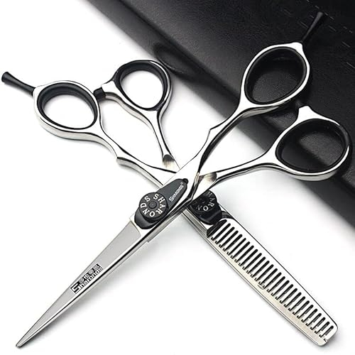 5/5.5/6 Professional Barber Set, mit scharfen Klingen, die leicht zu trimmen sind, geeignet für Friseure und Friseursalons. (6-Zoll -2Stück-C)