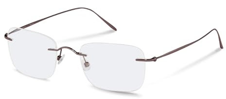 Rodenstock ROUNDED Metall Brillen in Brown für Unisex, Brille mit Sehstärke, optional mit Sonnenbrillen tönung oder Blaulichtfilter (Modell R7084)