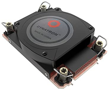 Dynatron S7 Intel 4677 1U Server-Lüfter, Kupfer-Kühlkörper mit Vapor Chamber Base, 4-polig PWM, bis zu 205W TDP, 6 Zoll, für Server
