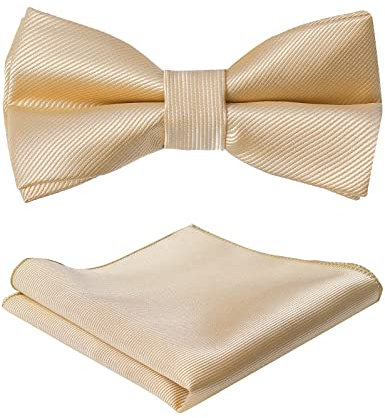 mintgreen Kinder Jungen Fliege & Einstecktuch Erwachsene Kinder für Hochzeitsfeier Einstellbarem Vorgebundene Fliege, Khaki