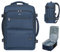 WANDF Sac à Dos Bagage à Main 45x36x20cm pour Easyjet Airlines, Sac à Main de Voyage sous Siège avec Compartiment Humide, Sac à Dos pour Ordinateur Portable 17 Pouces pour Hommes et Femmes