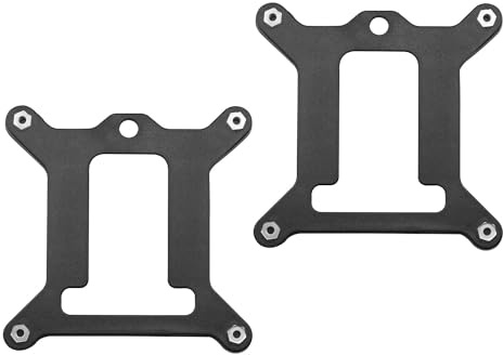 Zangc Piastra posteriore in plastica Intel LGA 1150 1151 1155 1156 CPU CPU staffa ventola radiatore fibbia staffa backplane 75 x 75 mm - 2 pezzi