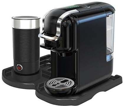 Cafetière multi-capsules, cafetière chaude/froide, lait, café moulu à dosettes ESE, cafétéria, 19 bars, 5 en 1 (Color : H2B M1A Tray BK, Size : CHINA_US)