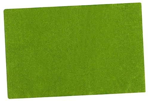 VANZACK Turf Paper and Fake Grass Mat for Model Building, 33x100cm Yellow-Green DIY Lawn Paper for Train Sand Tables and Outdoor Landscape Scenes