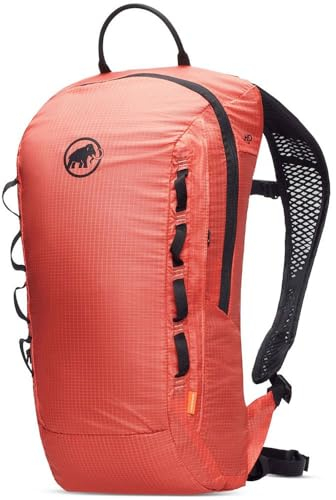 Mammut Neon Light | Kleiner Outdoor Rucksack, Wanderrucksack für Damen und Herren, Leichter Sportrucksack, Zum Trekking und Klettern, Trinksystem-Kompatibel, Wasserabweisend | Salmon, 12 Liter
