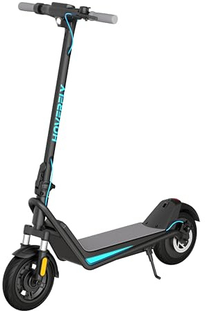 HOVERFLY X3 Electric Scooter for Adults, 10 Solid Tire, Max 18 Mile Range and 20Mph Speed, 500W Motor, with Front Dual Suspension Electric Code Lock, UL2272 Certified Foldable Commuting Escooter