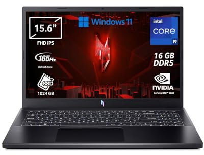 acer Nitro V 15 ANV15-51-99H6 Notebook Gaming, Processore Intel Core i9-13900H, Ram 16 GB DDR5, 1024 GB SSD, Display 15.6 FHD IPS 165 Hz LED LCD, NVIDIA GeForce RTX 4060 8 GB, Windows 11 Home