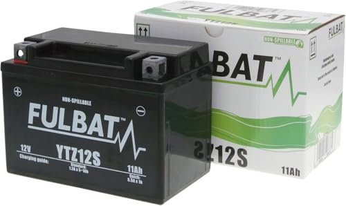 FULBAT Batterie gel prête à l'emploi YTZ12S compatible avec Yamaha TMAX T-MAX 530 2012 2013 2014 2015 2016