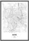 JUNOMI® Rom Poster DIN A4 mit Rahmen Schwarz, DIN A4 Wohnzimmer Deko, Modernes Wandbild, Rom Bild, Wandbild mit Rahmen, Stadtplan Poster Rom, perfekte Geschenkidee