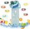 Fychuo Water Bottle, 700ml BPA Free Drinking Bottles with 7 Random Flavour Pods Scented 0 Sugar Calorie, Water Cup with Straw for Gym School Outdoor, Blue
