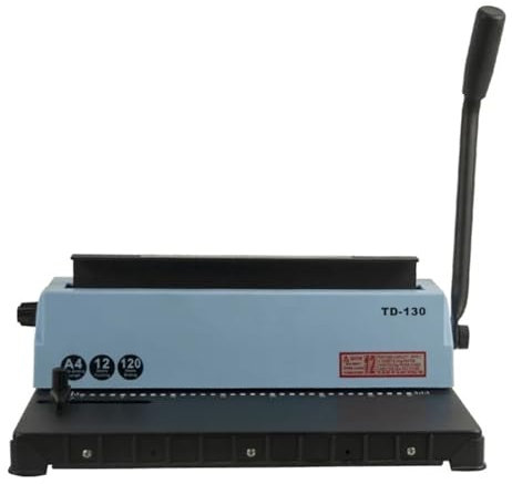 Binding Machines, A4 Wire Binding Machine Double Loop Wire Binder for Office Document School Supplies and Home Binding Iron Ring