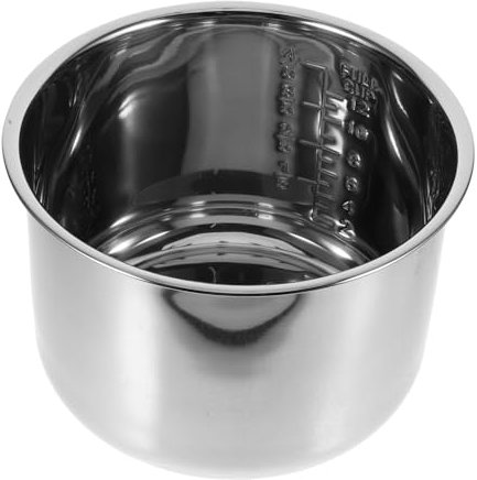 ULTECHNOVO Olla Interior para Arrocera De Acero Inoxidable 6l Revestimiento Antiadherente para Uso, Resistencia Al Calor, Repuesto para Cocinar Al Vapor y Hervir, Adecuado para Cocina Familiar