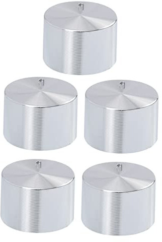 Didiseaon 5pcs Premium Aluminium Alloy Stove Knobs Burner Control Knob Replacement for Easy Installation Gas Stoves Enhance Friction for Improved Manipulation