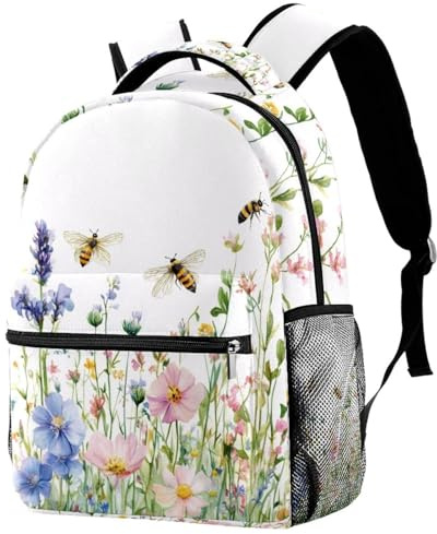 Sac à dos pour ordinateur portable, sac de voyage grande capacité et sangle réglable, Multicolore 07, 29.4x20x40cm/11.5x8x16 in