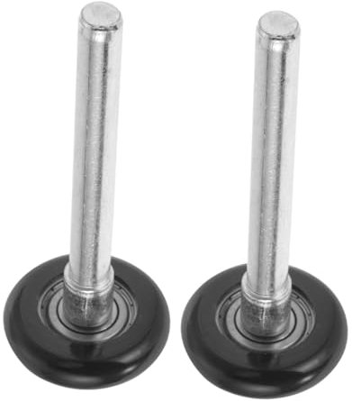 LIFKOME Roulette de Porte de Garage en Nylon Lot de 2 Rouleaux Compatible Portes Résidentielles Dimensions 46X120H Accessoires de Quincaillerie
