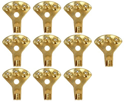 10Pcs Heavy Duty Picture Hangers, Picture Hanging Kit Picture Frame Hangers Picture Frame Hooks, 34kg/75lb