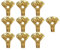 10Pcs Heavy Duty Picture Hangers, Picture Hanging Kit Picture Frame Hangers Picture Frame Hooks, 34kg/75lb