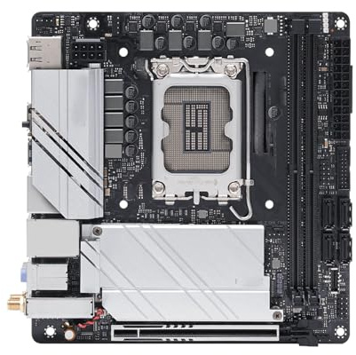 Placa Base Fit For ASROCK H670M-ITX/ax Mini-ITX Intel H670 M.2 LGA1700 2xDDR4 Compatible Con I5-14600 I3-14100 I9-12900 I5-12400 Cpu scheda madre