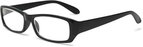 VEVESMUNDO Rechteckig Lesebrille Leicht Lesehilfe Damen Herren Weitsichtigkeit Brillen mit Dioptrien +1.0 1.5 2.0 2.5 3.0 3.5 4.0 4.5 5.0 5.5 6.0 6.5 7.0 7.5 8.0