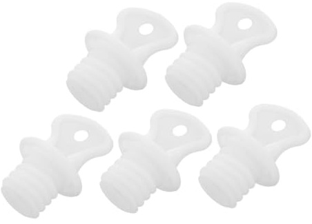 VILLFUL 5 Stück Ersatz Verschlusskappen für Wärmflaschen aus Robustem Gummi Auslaufsicher Passend 16mm Deckel für Heißwassersäcke Leckageschutz für Wärmebehandlung