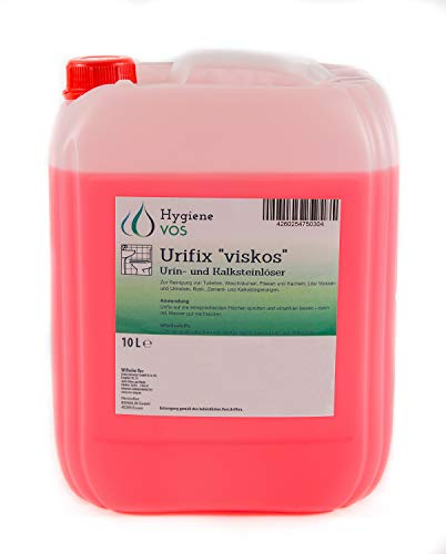 Hygiene VOS Urifix Urinsteinlöser 10 Liter. Der perfekte Urinsteinlöser und Kalksteinlöser für Bad Keramik und Armaturen von VOS