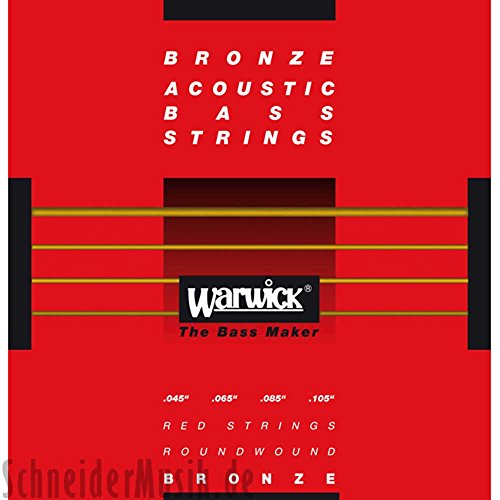 Warwick Akustik-Bass Saiten,Red Bronze
