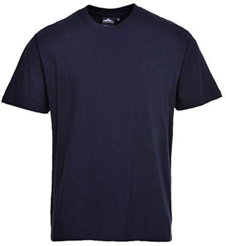 Portwest Turin Premium T-Shirt, Size: S, Colour: Navy, B195NARS