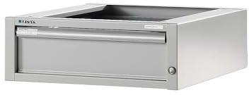 Lista | Werkbank-Baukastensystem | Unterbauschrank | Höhe 204 mm | 1 Schublade | lichtgrau