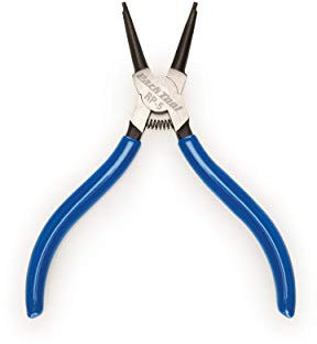 Park Tool RP-5 - Snap Ring (Circlip) Pliers - 1.7 mm Straight Internal Tool,Blue