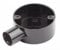 CED 20MM Black PVC Conduit Stop End Terminal Box - Water Resistant