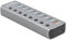 Delock USB 3.2 Gen 1 Hub mit 7 Ports + 1 Schnellladeport + 1 USB-C PD 3.0 Port mit Schalter und Beleuchtung