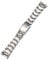 Uhrenarmband aus 316L-Edelstahl, 20 mm, gebogenes Ende, O-yster, gebürsteter Edelstahl, 20 mm, silber, 20mm, Armband