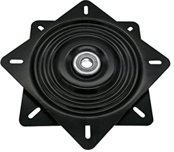 Der-beste-Preis Drehteller 245x245mm Drehlager Drehtablett Druckkugellager Flanschlager Lager zum drehen Schwarz