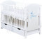 Baby Delux Babybett Kinderbett Juniorbett umbaubar 120×60 Weiß Nelly Prince Schublade Matratze