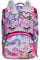 SJ GANG STYLE JAM GANG Rucksack, Schulranzen für Grundschule, ab 1. Klasse, Erweiterbarer Schulranzen, Extra Volumen; Geräumige Schultasche für Mädchen und Jungen, rosa/Muster, mit Flip-System