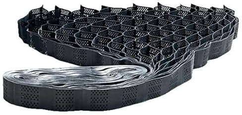 Stabilisateur Gravier Gazon Dalle Stabilisatrice 5 cm d'épaisseur Grille géocellulaire, Flexible Pliant Perméable Stabilisation du sol, Camion/RV/Véhicule/Tracteur Places de parking, 2M/4M/6M/8M/10M