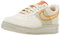 NIKE Womens Air Force 1 07 Low Leather Synthetic Coconut Milk Light Curry Trainers 5 UK