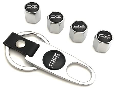 4 Stück Ventilkappen Aluminium Reifenventildeckel, für OZ Racing Styling OZ Logo dekorative Accessoires
