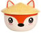 Elbenwald Fuchs Kawaii Schale mit Deckel für Anime Fans Ramen-Bowl Müslischale rundumbedruckt 550 ml Keramik weiß