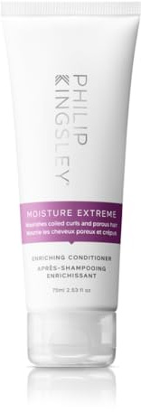 Philip Kingsley - Moisture Extreme Enriching Conditioner - 75ml | For Curly, Dry, Damaged Hair - Moisturises, Hydrates, and Adds Shine - Detangles and Controls Frizz Adds Shine