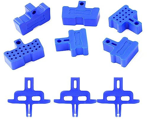 YehVeh 9 Pack Bike Brake Pads Spacer Universal Hydraulic Disc Brakes Bleed Block Pad for Shimano 2/4 Piston Caliper AVID SRAM Tektro Trp Avid Zoom Hydraulic Disc Brake Set Mountain Bicycle Road Bike