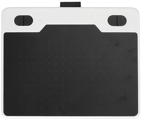 Goshyda Grafik-Zeichentablett, USB-Digital-Art-Tablet mit Batterielosem Stift, 8192 Druckstufen, Anpassbare Tasten, Neigungswinkel, Geeignet für Win, für OS X, für Android