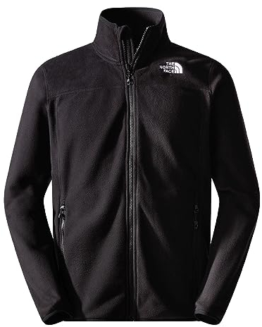 THE NORTH FACE NF0A855XJK3 M 100 Glacier Full Zip - EU Maglia Lunga Uomo Black Taglia M