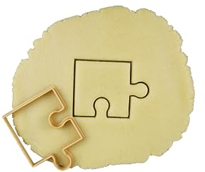 Ausstechform Puzzleteil