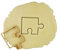 Ausstechform Puzzleteil