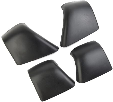 LSGGTIM Lot de 4 embouts de rail de toit modèle 3 pour barres de toit - Couvercle en plastique - Porte-charges - Capuchon de protection pour barres transversales de voiture - Pour modèle 3 -